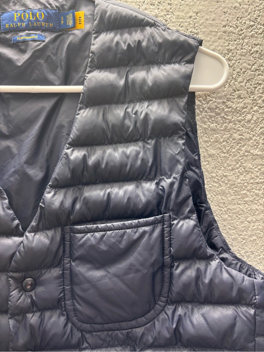 Ralph Lauren Navy Quilted Down Vest - Picture 7 of 10